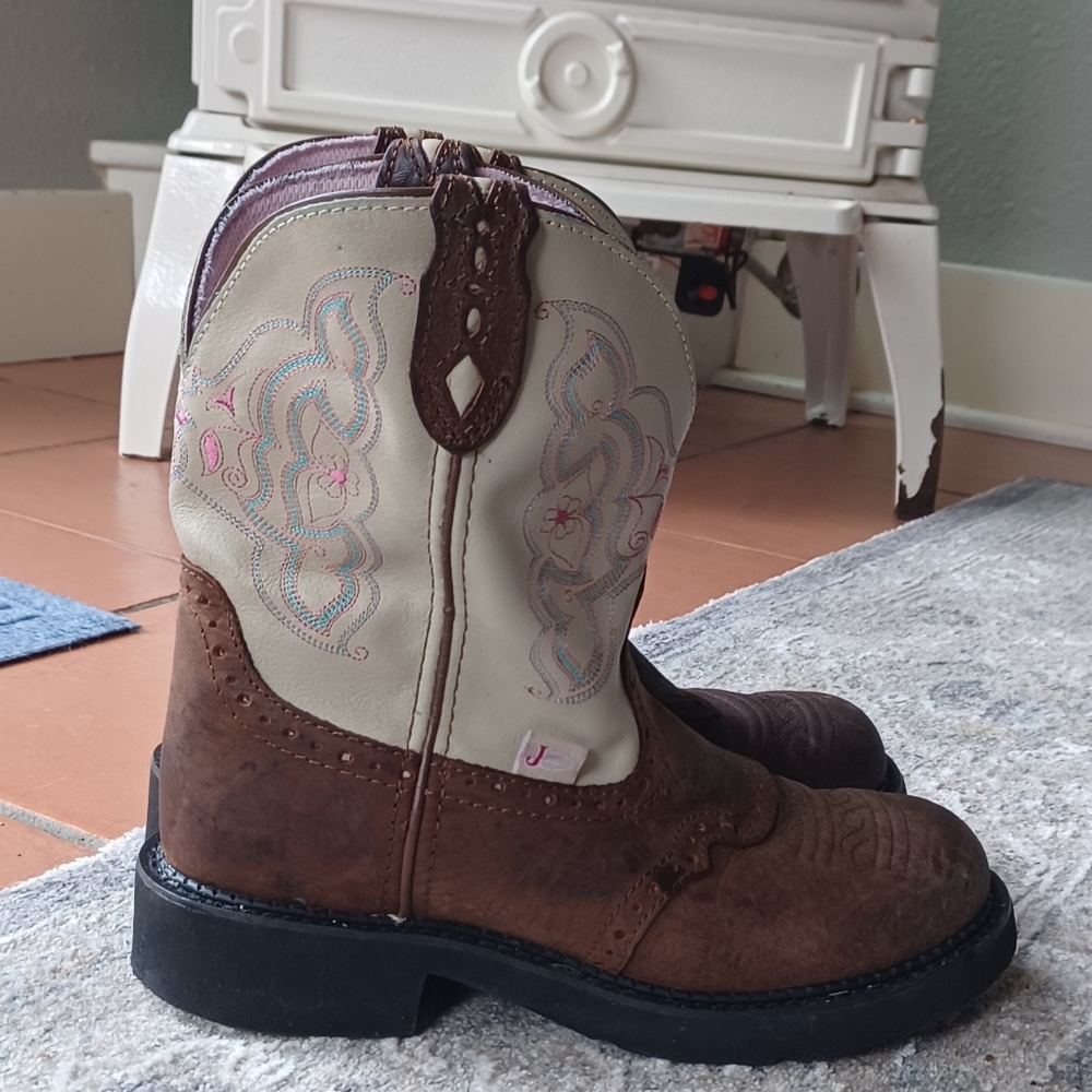 Justin Gypsy Cowgirl Cowboy Boots 8.5B